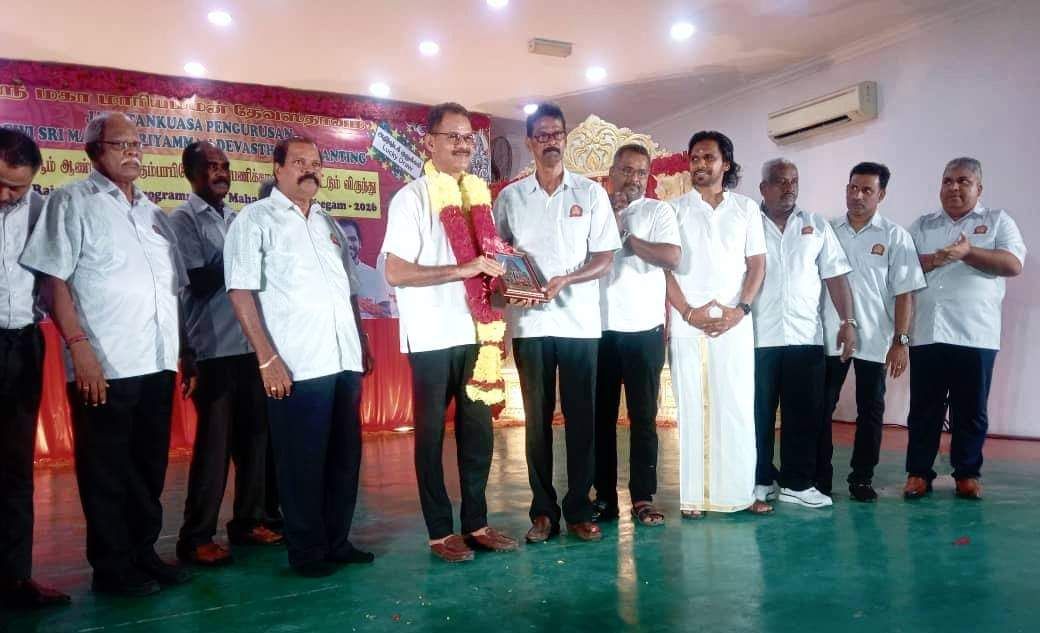 பந்திங், ஸ்ரீ மகா மாரியம்மன் ஆலயத்தின் நிதி திரட்டும் விருந்து- பாப்பா ராய்டு சிறப்பு வருகை