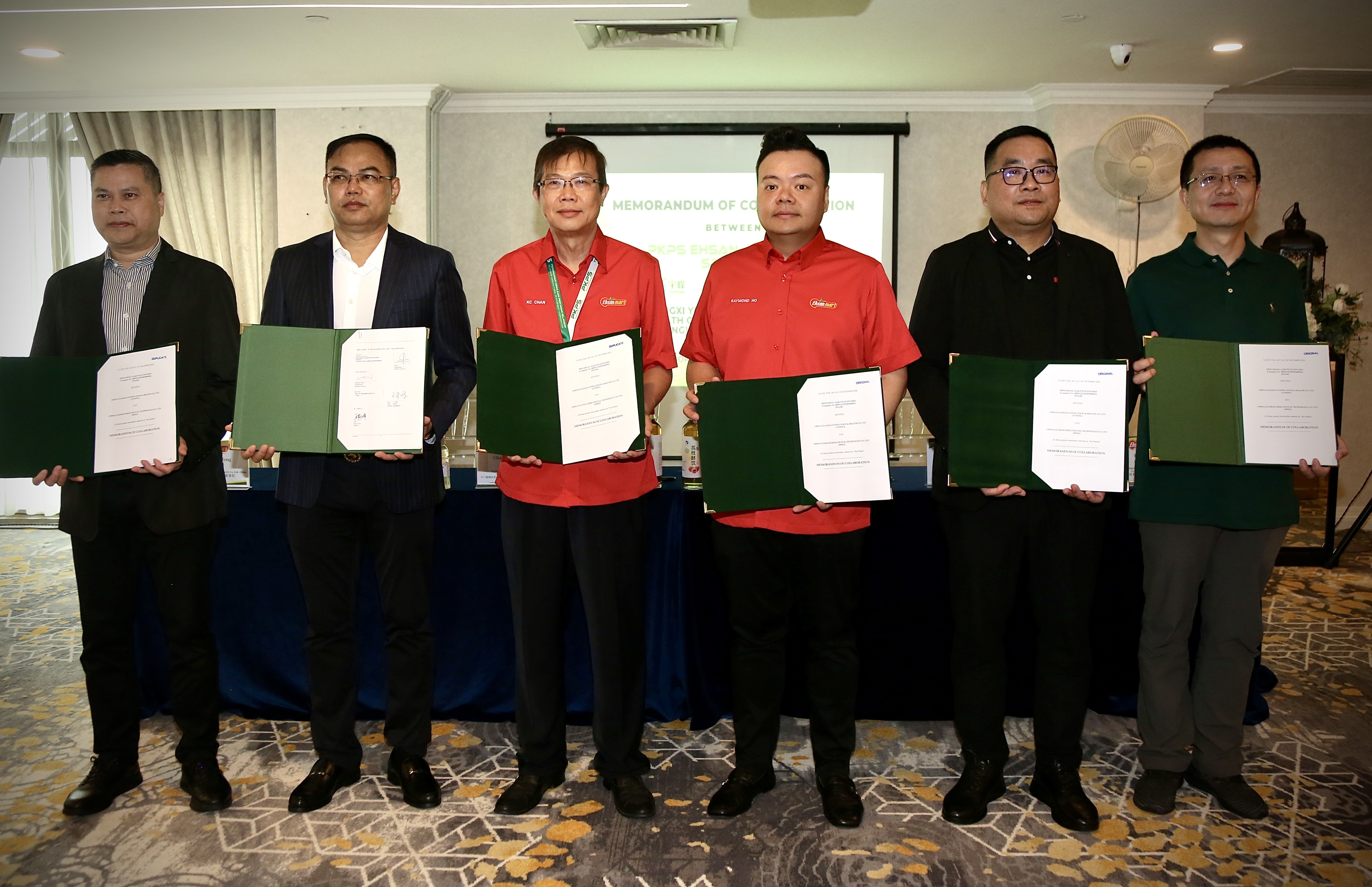 PKPS partners Chinese firms to explore global markets, modern agriculture