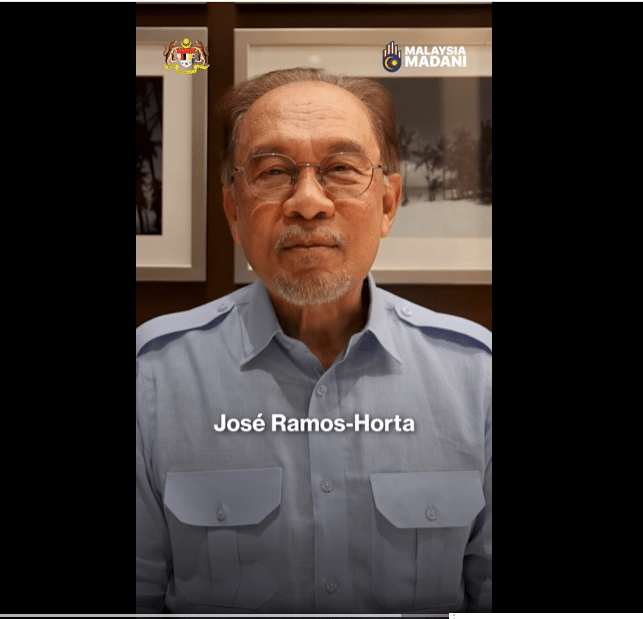 向东帝汶总统献生日祝福 安华冀两国关系不断加深