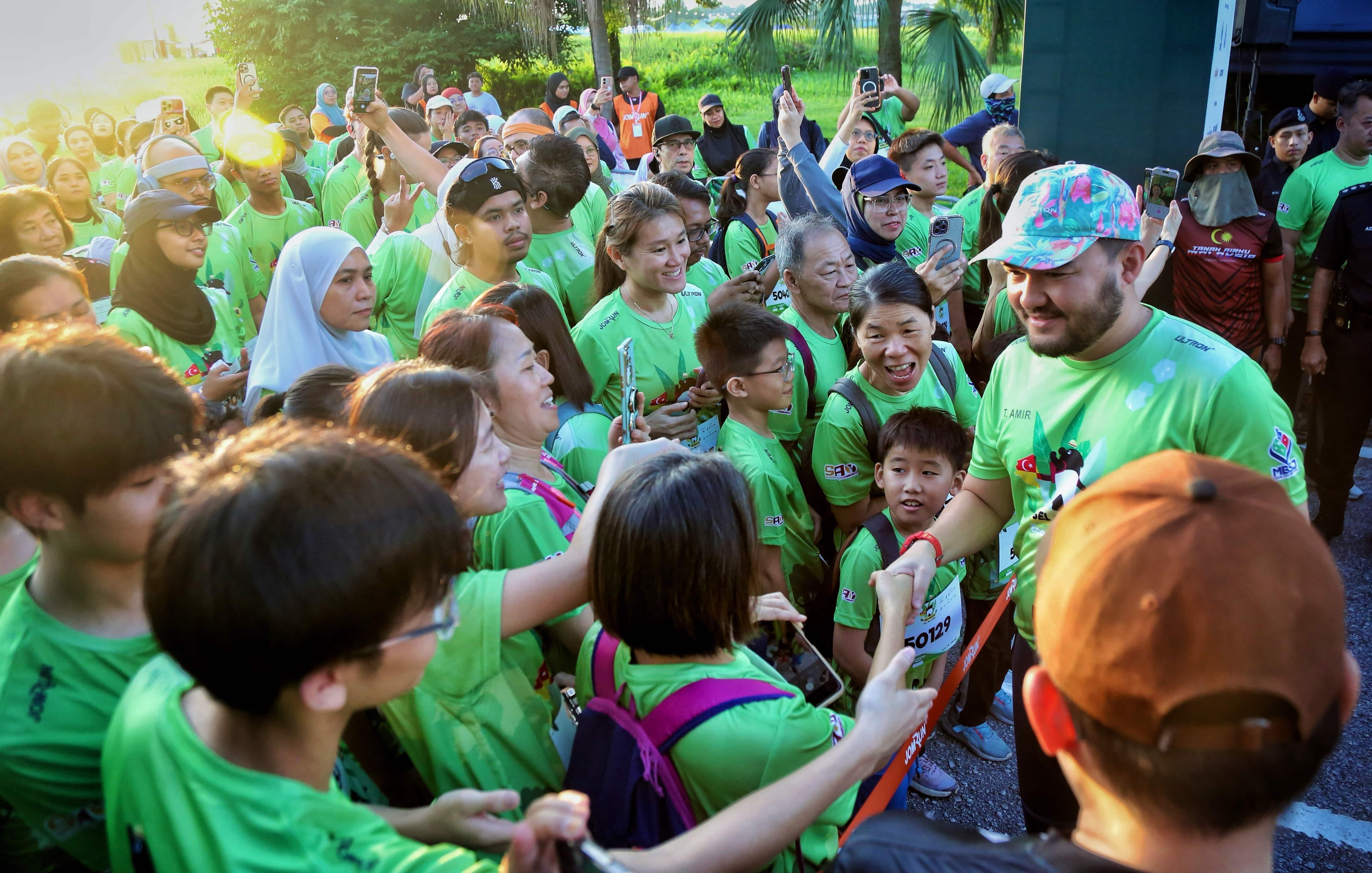 雪州王储开幕环境竞跑   鼓励健康生活与环保并行