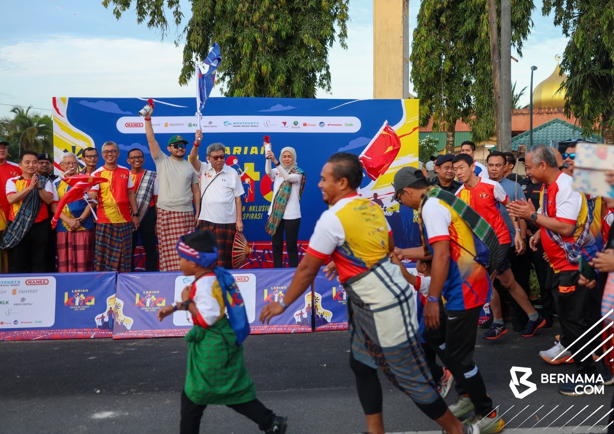 雪苏丹伉俪大港主持慈善义跑 殿下吁乡区推广健康活动