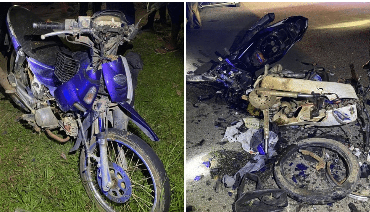 3摩托连环相撞酿2死1伤