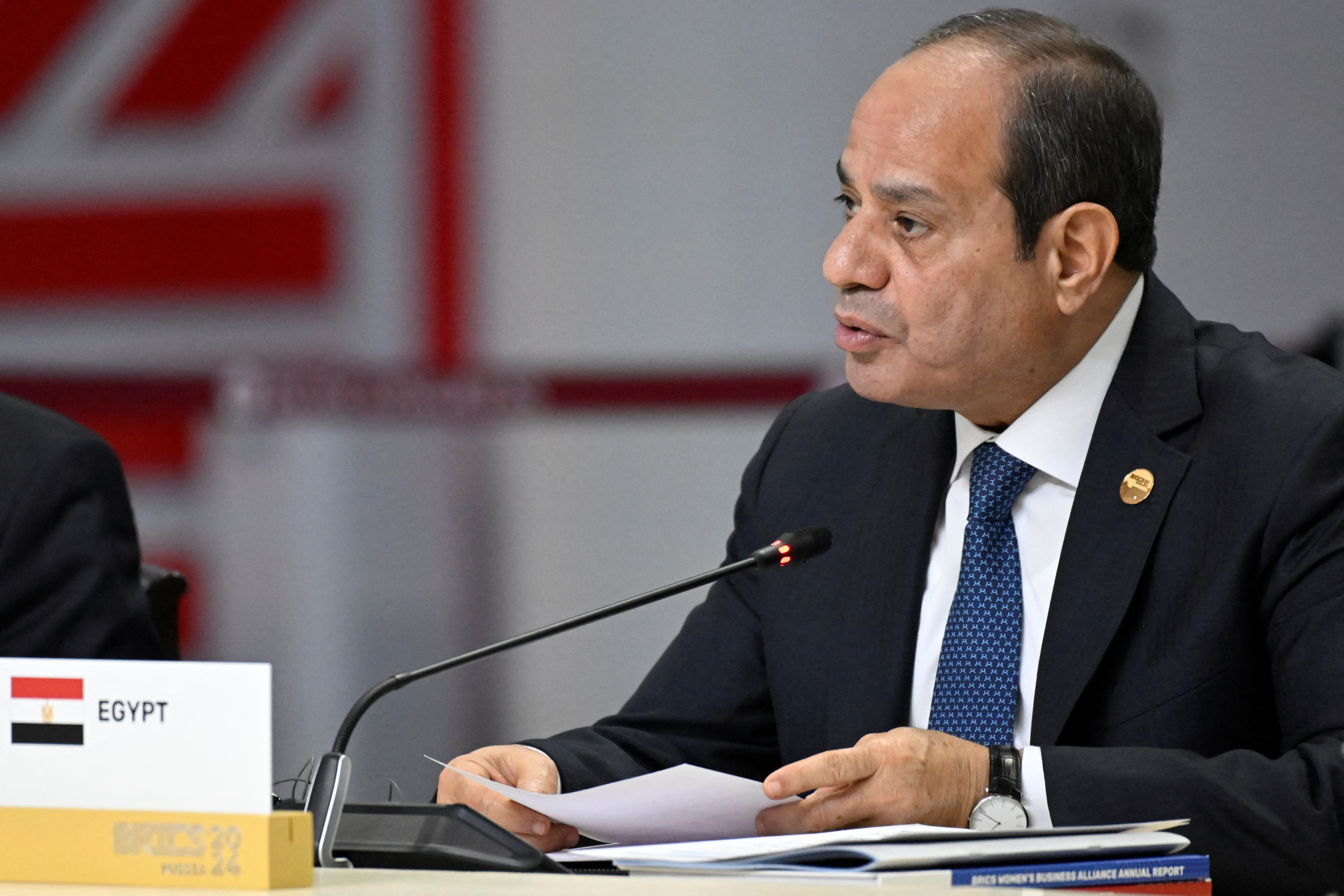 Egypt’s Sisi says will not commit ‘act of injustice’ in displacing Palestinians