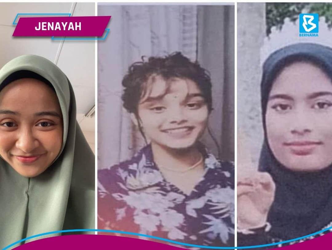 警方求助民众 寻找怡保3失踪少女