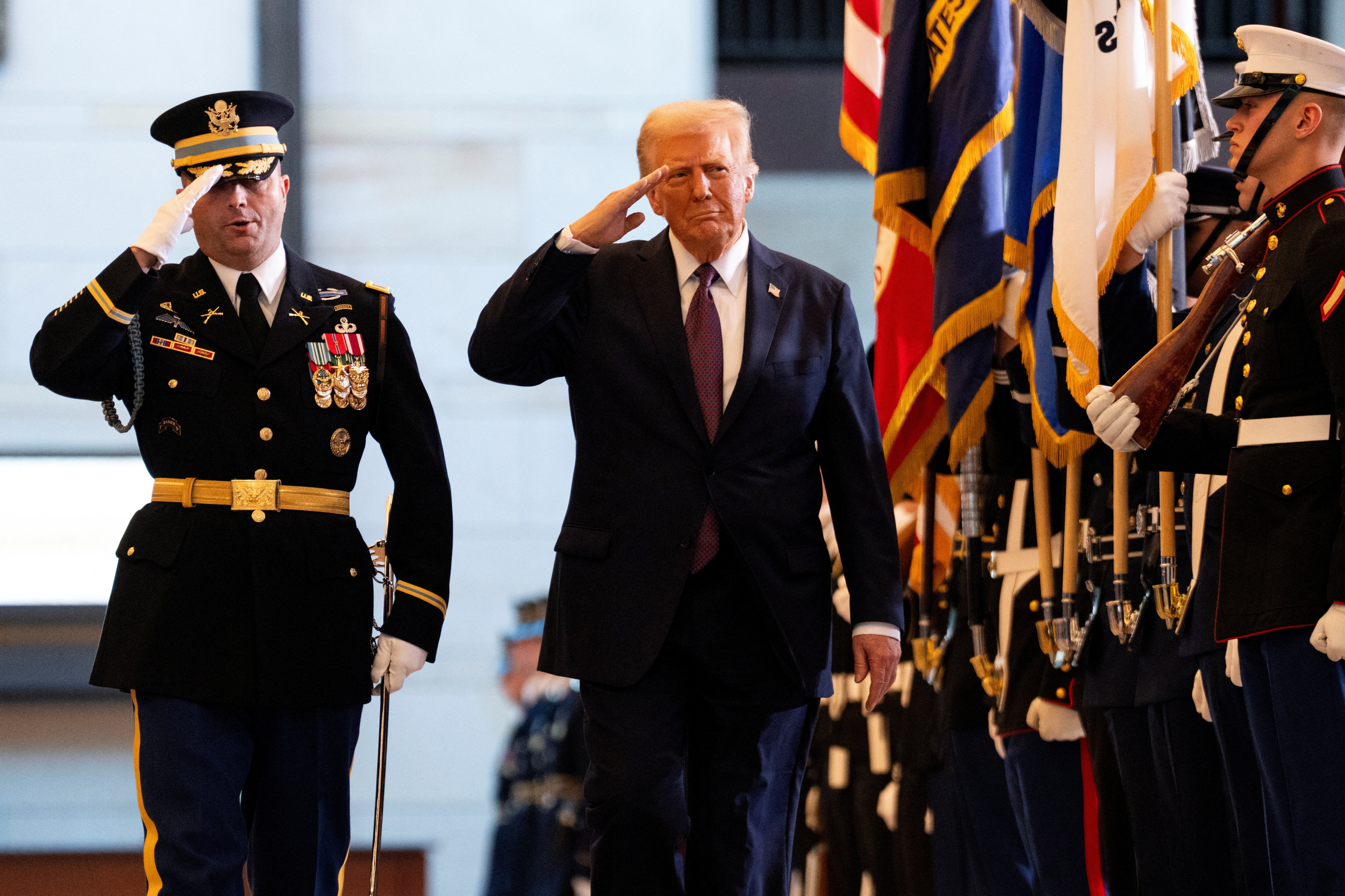 Trump takes aim at military’s DEI, Covid-19 expulsions
