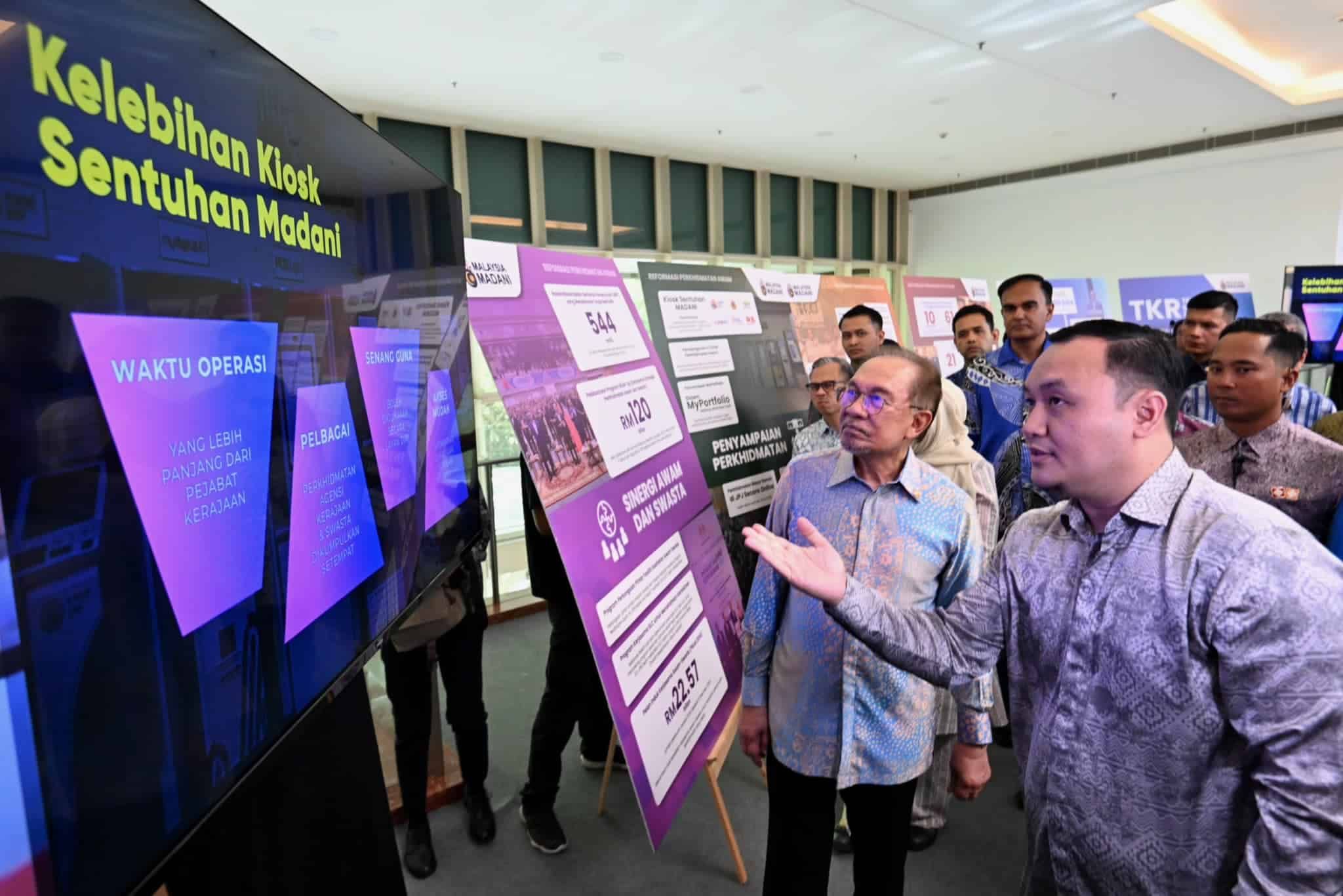 Kiosk Sentuhan Madani dilancar, mudahkan akses perkhidmatan kerajaan