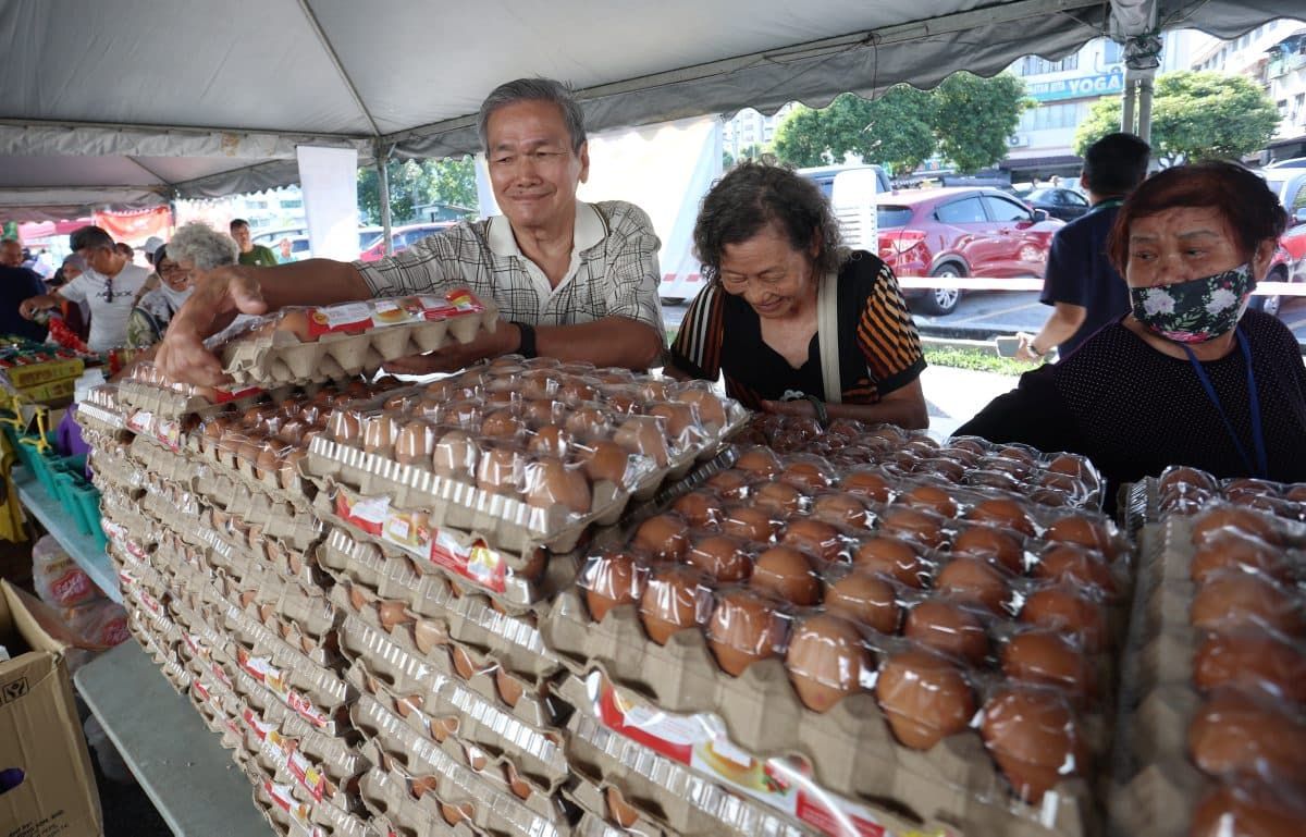 雪州食材促销市集  今早5州选区便宜开卖
