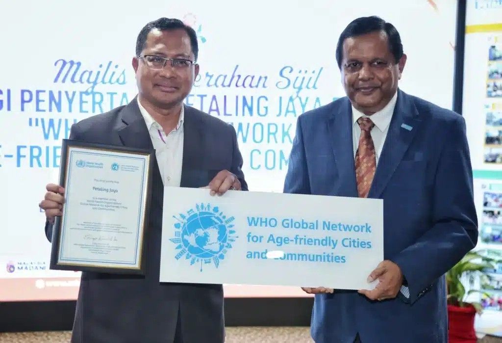 எம். பி. பி. ஜே. உலக சுகாதார அமைப்பின் வயதுக்கு ஏற்ற முன்முயற்சியில் இணைந்த முதல் சிலாங்கூர் ஊராட்சிமன்றம்