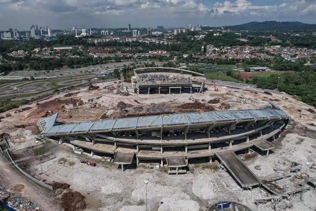 Shah Alam Stadium demolition reaches over 60 pct, earlier than expected