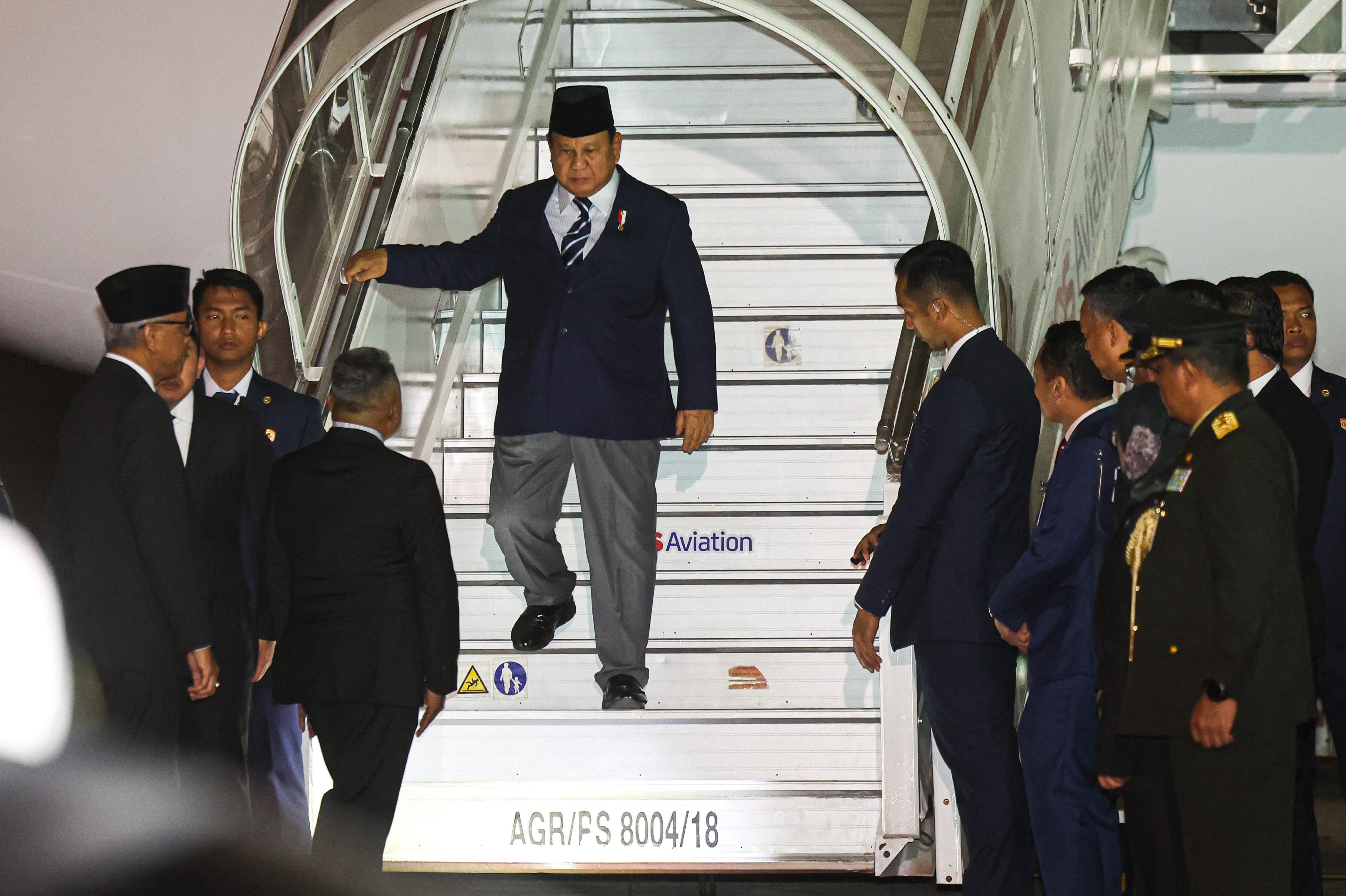 印尼总统抵达大马国事访问