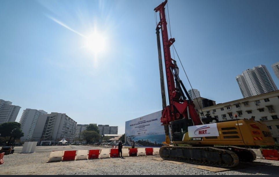 捷运机构周一与首个承包商签约  槟州珍珠线轻快铁首段工程动工