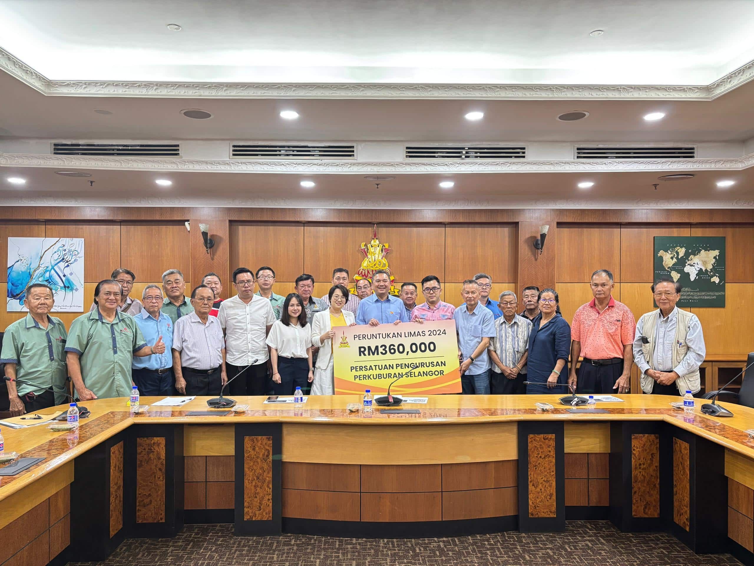 雪政府发放360万非伊拨款    311佛教.道教及义山组织受惠