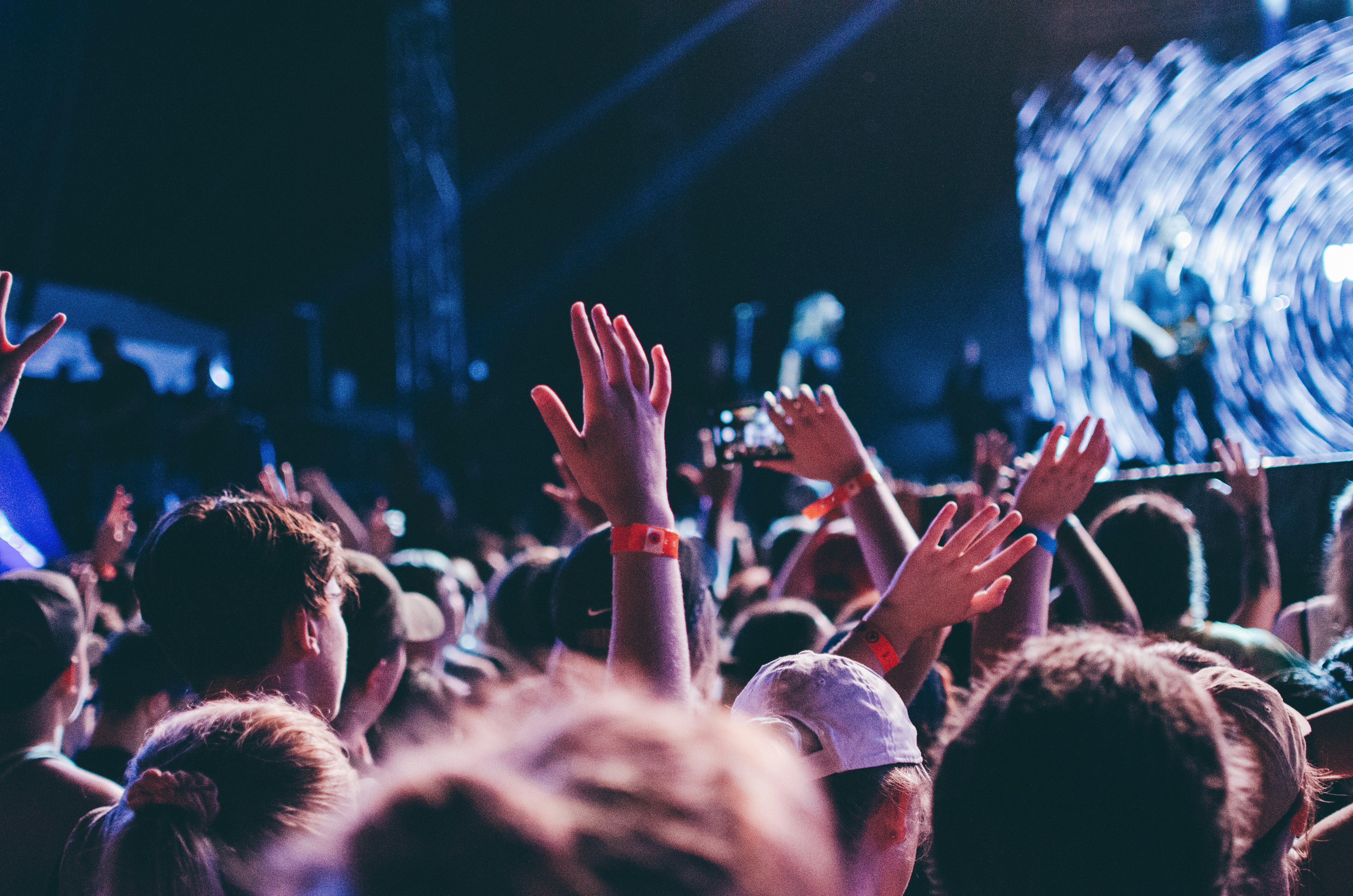 Public mostly for urine screens at concerts