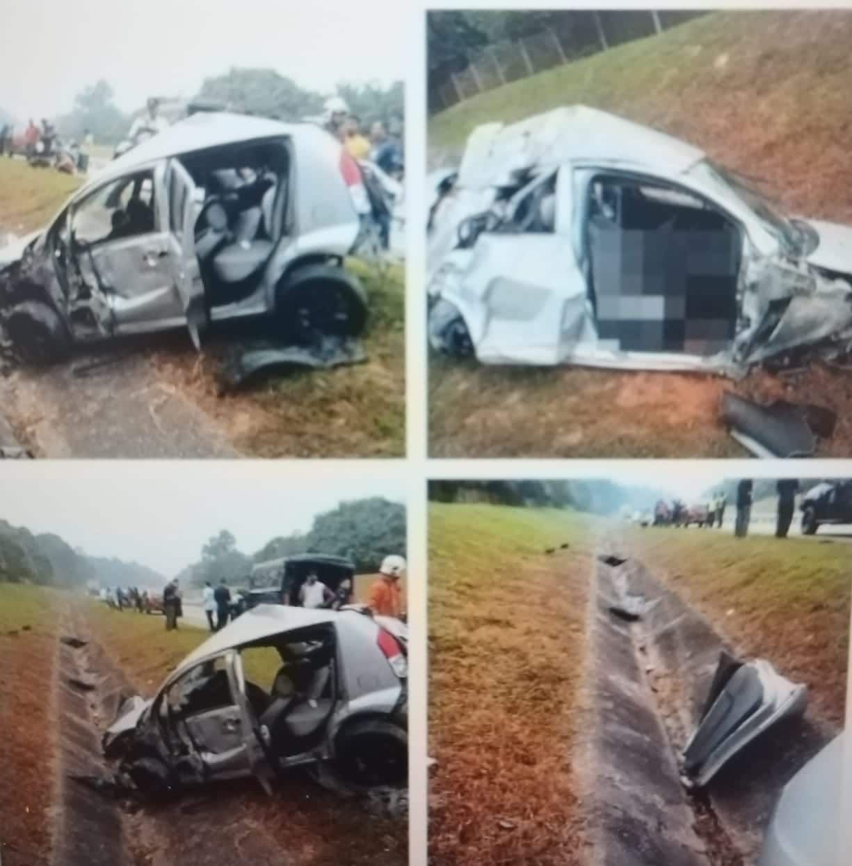 轿车清晨大道追撞油槽车 2年轻男子丧命.1人受轻伤