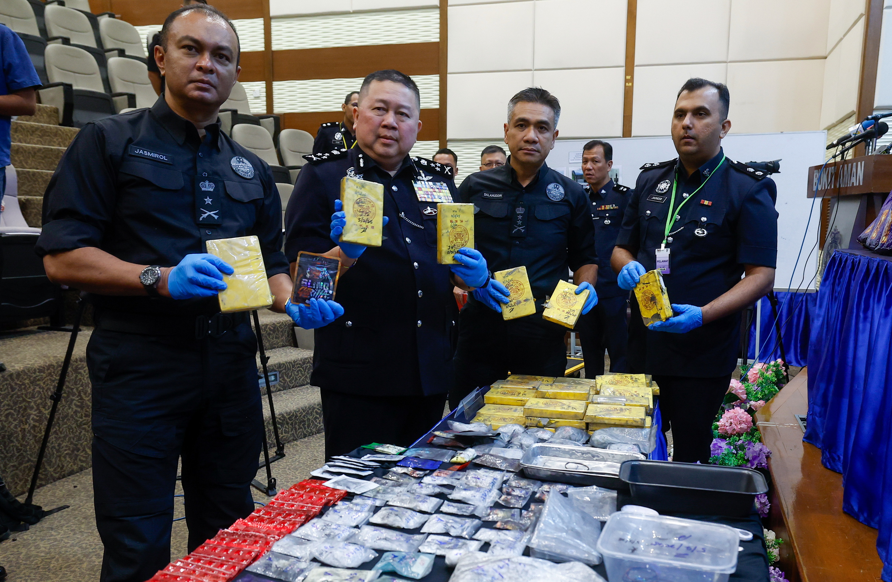 Police bust two drug syndicates, seize over RM12 mln worth of drugs