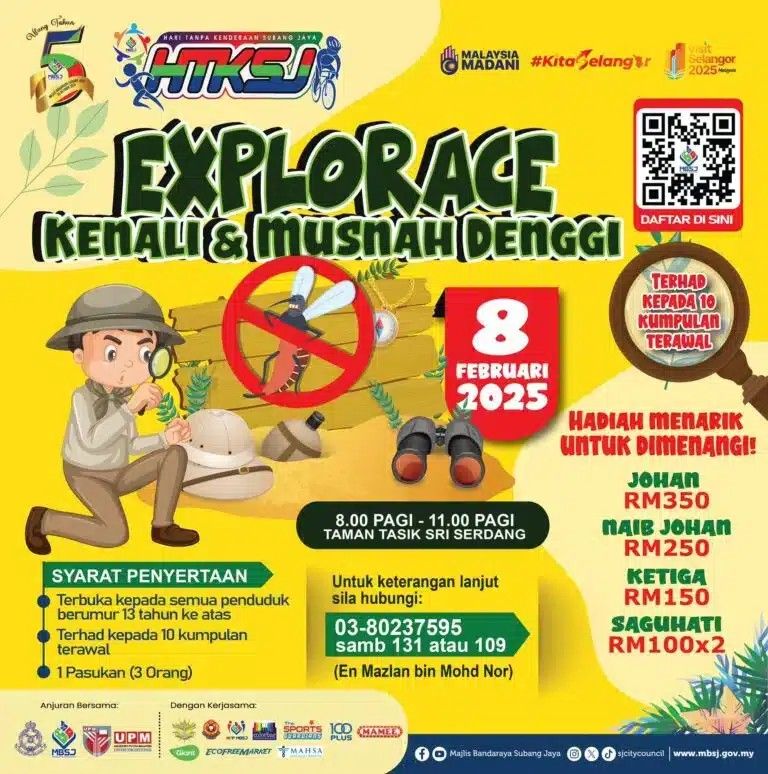 梳邦再也无车日208 斯里沙登湖畔举办