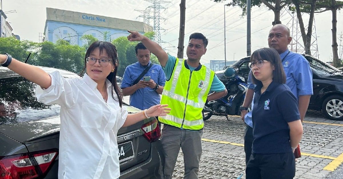 沙登Olive Hill 商区双重停车恶化   拟推行单向道改道缓解塞车