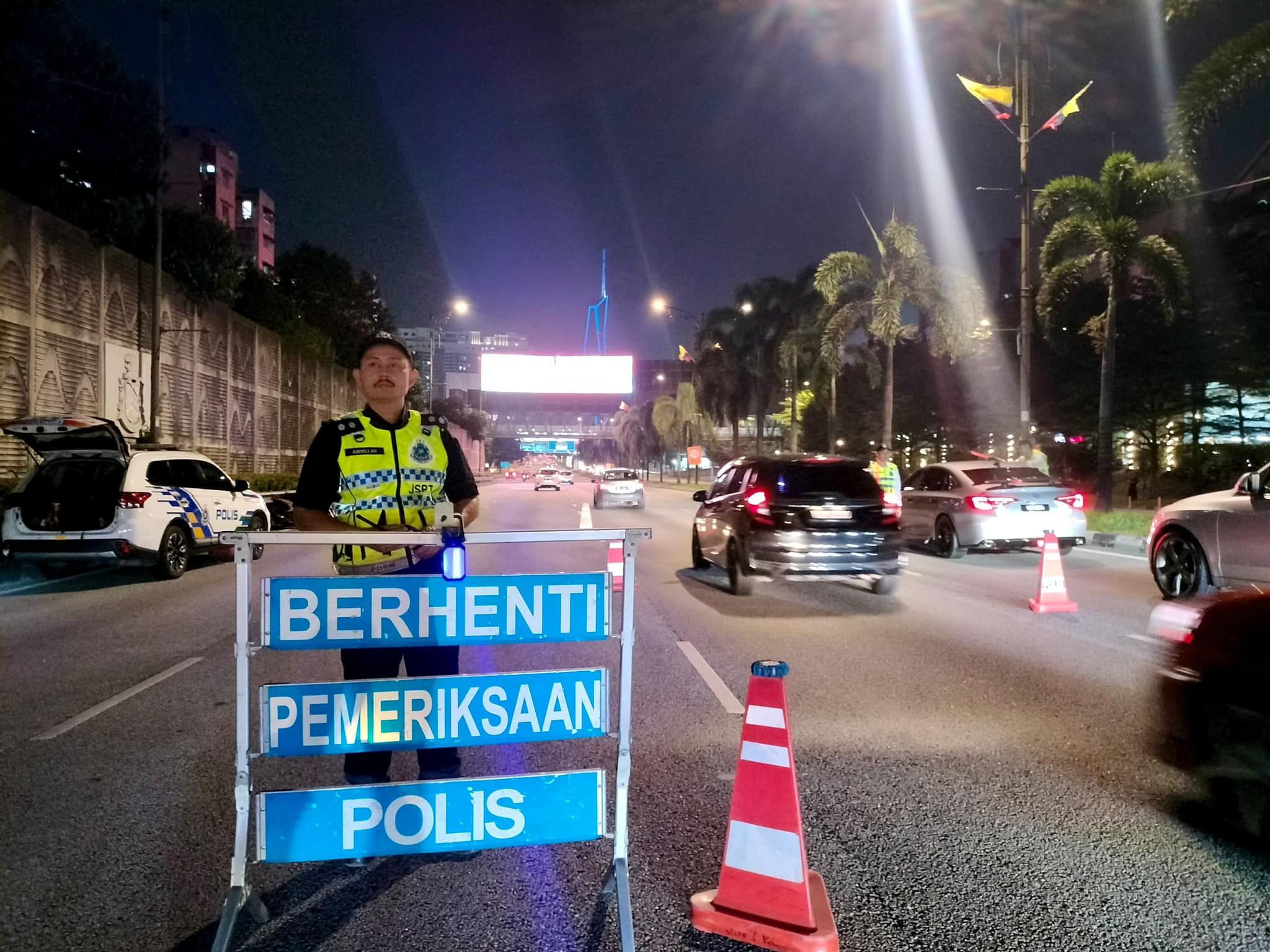 安全行动23降低隆市车祸  警方：涉639车祸13107罚单