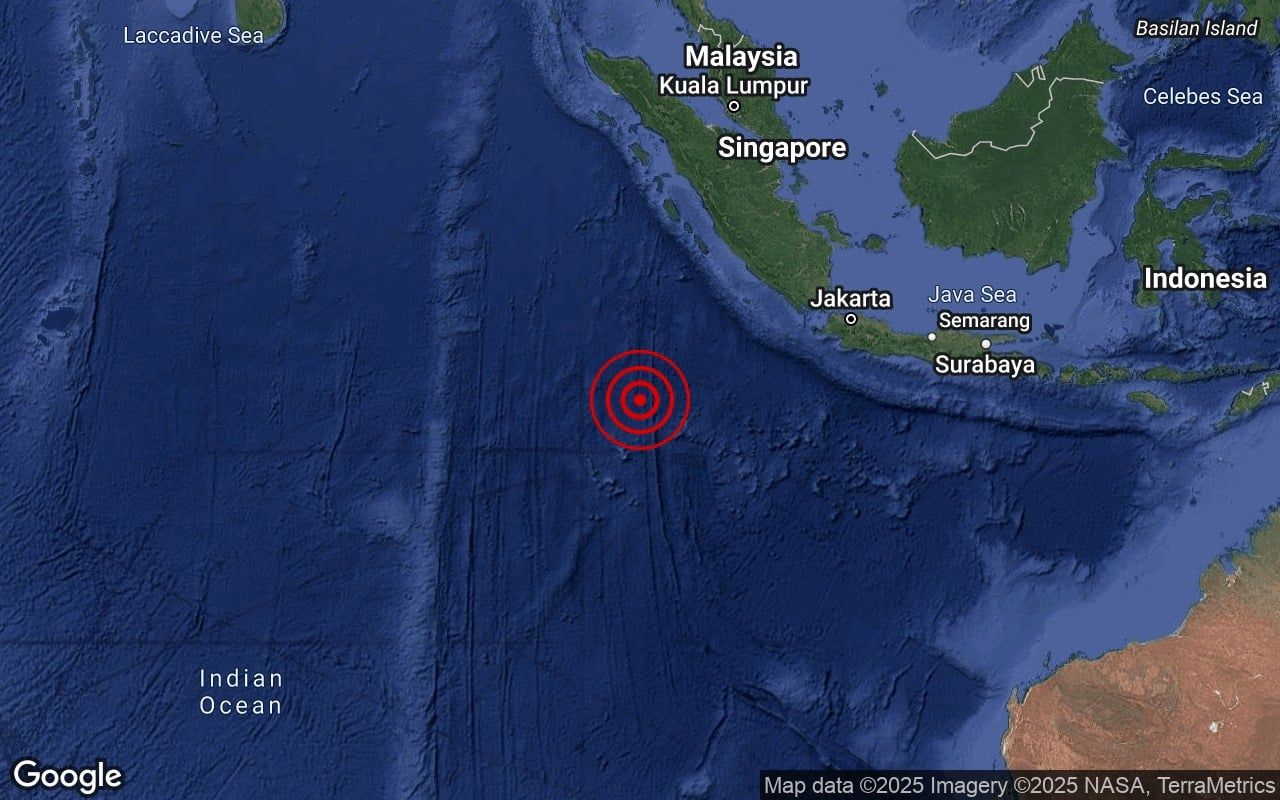 印尼苏门答腊6级地震  大马无海啸警报