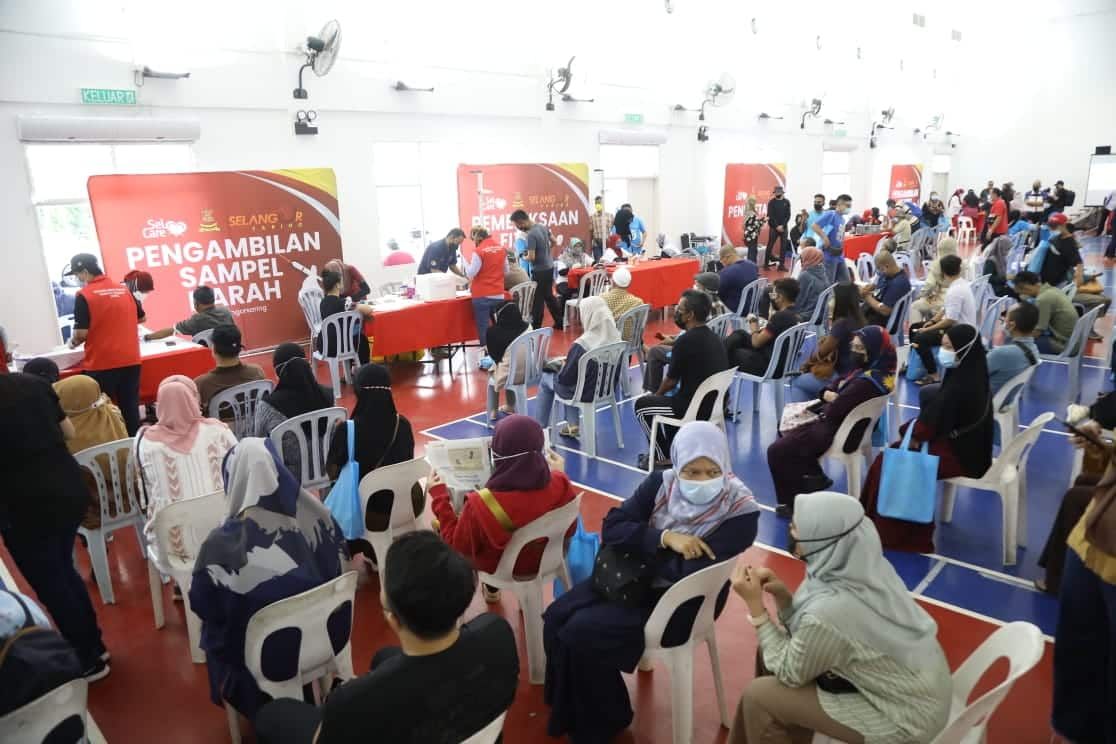 Kesan awal penyakit, negeri anjur saringan kesihatan percuma di empat lokasi