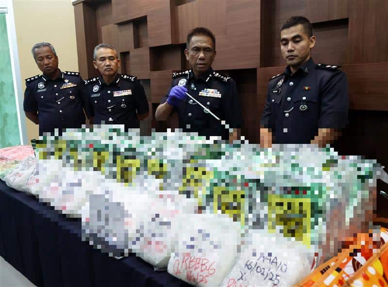 Police seize meth, MDMA pills worth over RM4 mln in Sg Petani