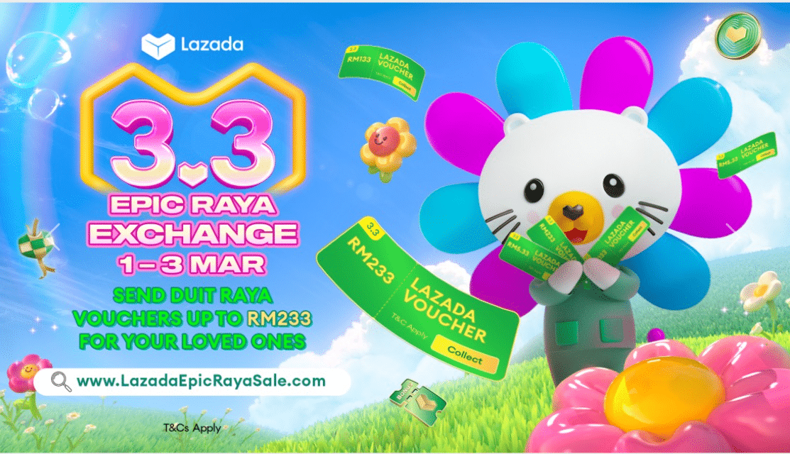 开斋节3月3日盛大促销   Lazada狂送4.5万令吉购物券