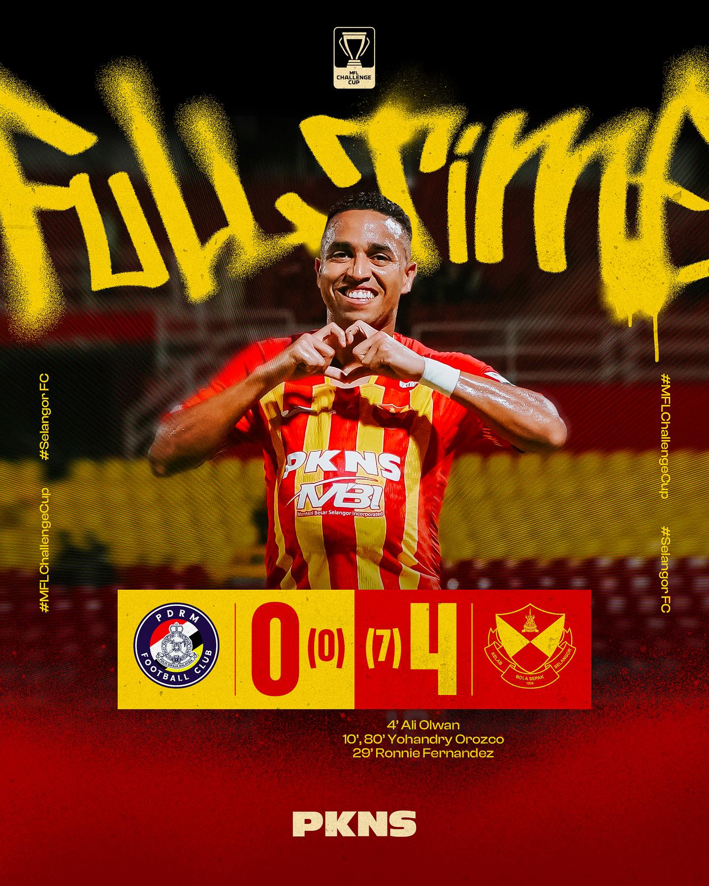 Selangor juara Piala Cabaran