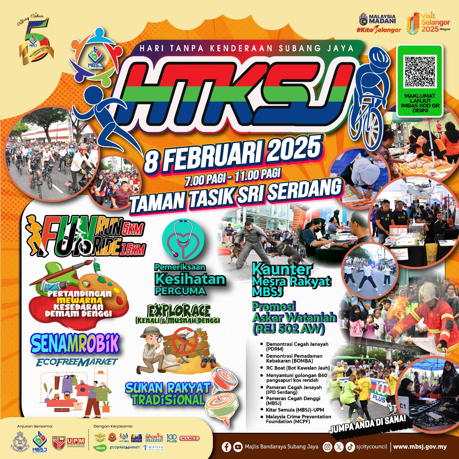 Hari Tanpa Kenderaan Subang Jaya 8 Februari, orang ramai dijemput hadir