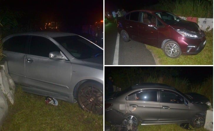 迈威失控闯反方向车道连撞3车 21岁女司机魂断公路