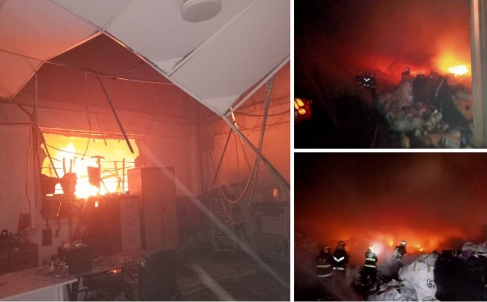 大山脚一再循环工厂失火 逾百消拯员灭火无人亡