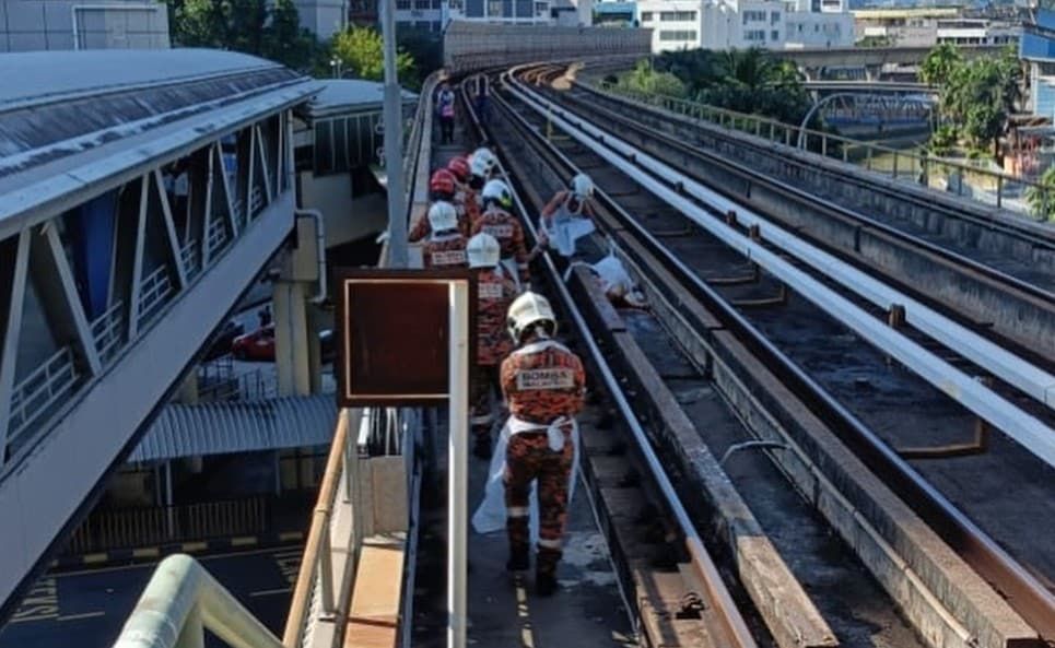 4轻快铁站已恢复运作  Rapid Rail配合乘客坠轨道死案调查