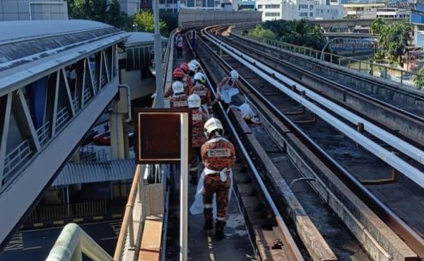 4轻快铁站已恢复运作 Rapid Rail配合乘客坠轨道死案调查