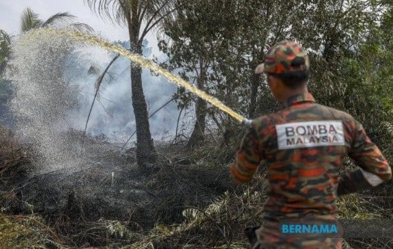 北根森林黄梨园林火扩大 彭消拯局投水弹灭火