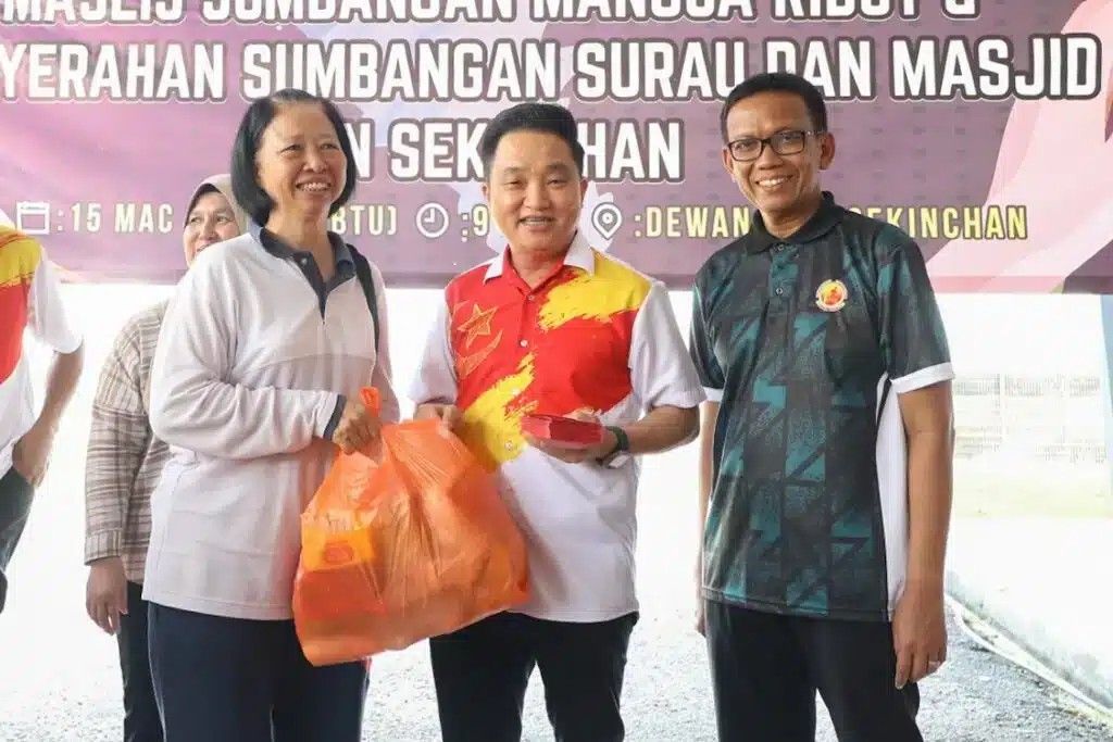 与适耕庄48户风灾居民同在 雪州今日发援助金与食物蓝