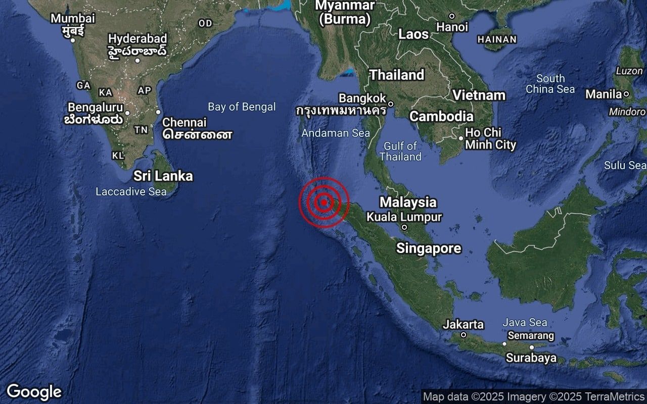 Gempa bumi sederhana landa utara Sumatera, tiada ancaman tsunami dikeluarkan