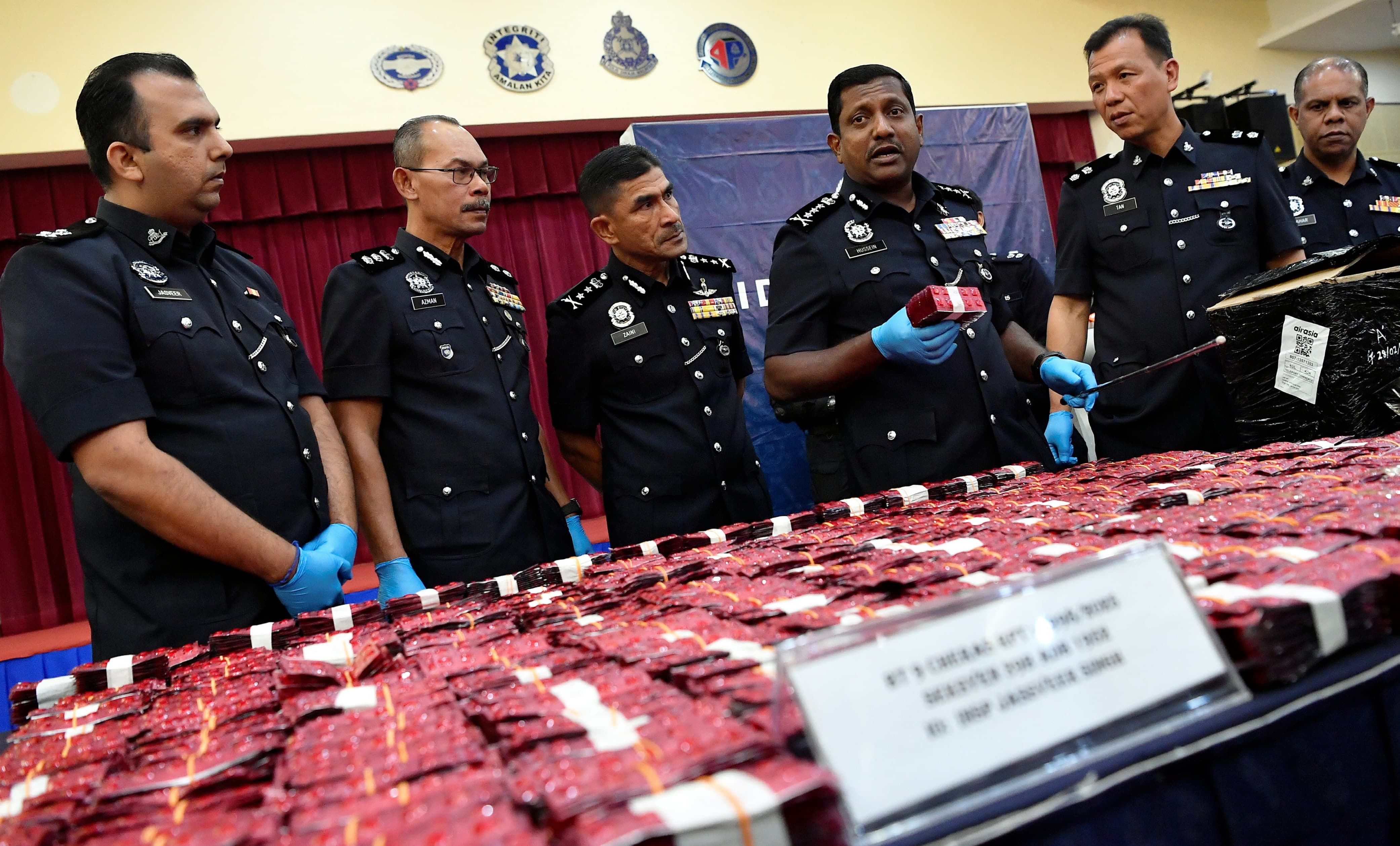 雪州警方瓦解两贩毒集团  起获市值630万令吉毒品