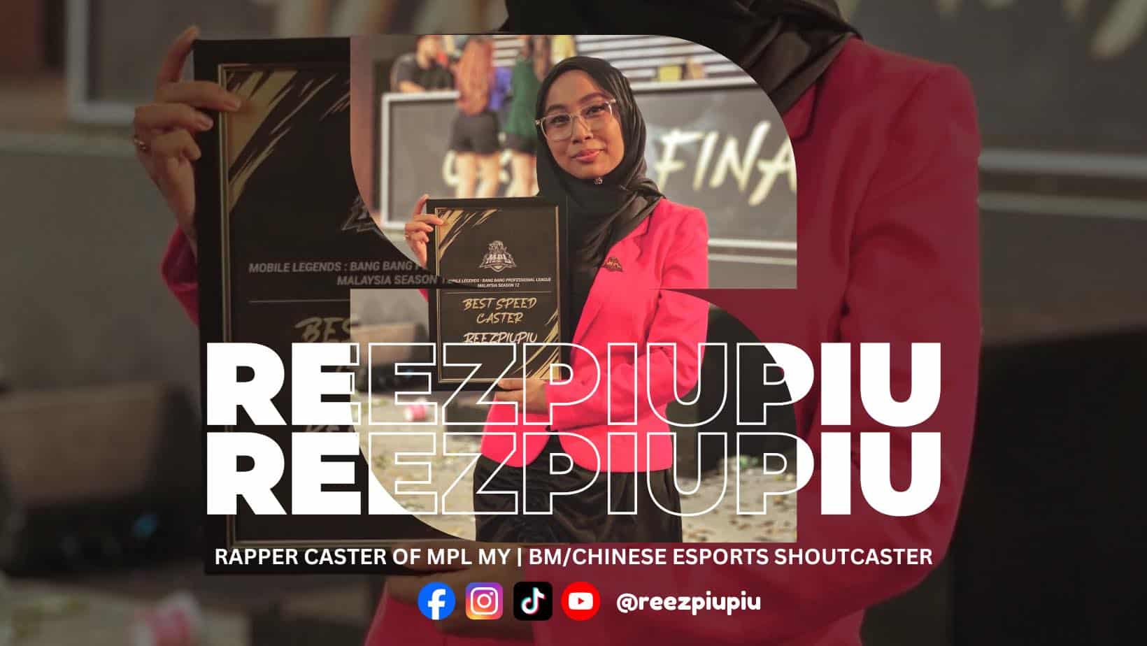 Reezpiupiu buktikan wanita juga mampu cemerlang sebagai pengulas e-sukan
