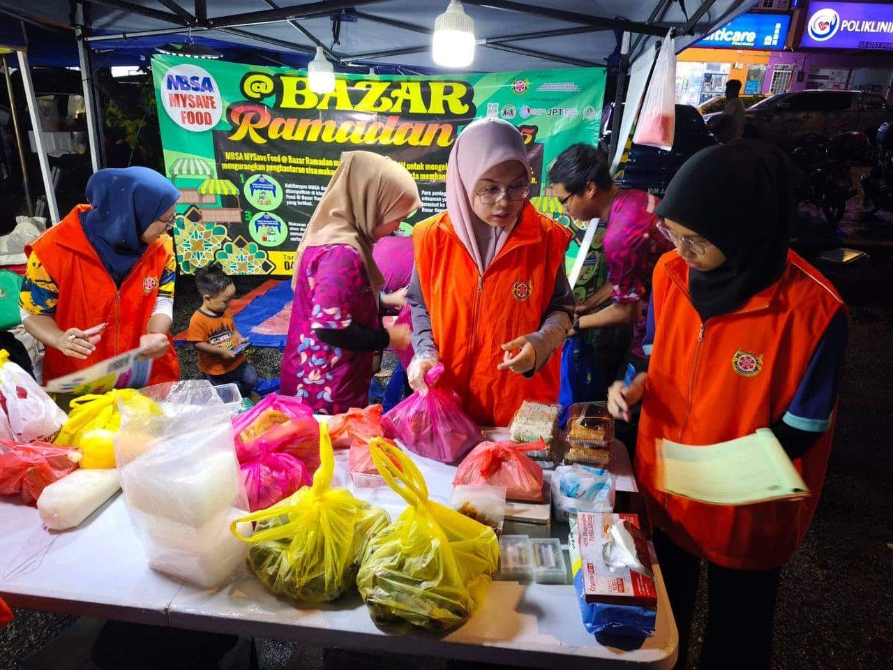 安邦市会从3斋月市集  挽救逾2543公斤食品