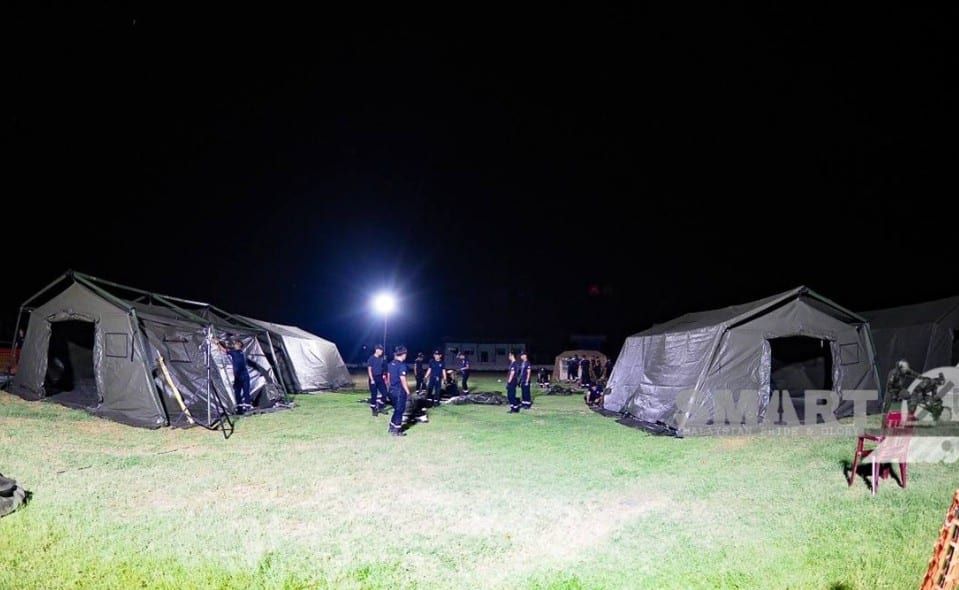 SMART队抵缅甸实皆省  开始人道任务搜救灾民