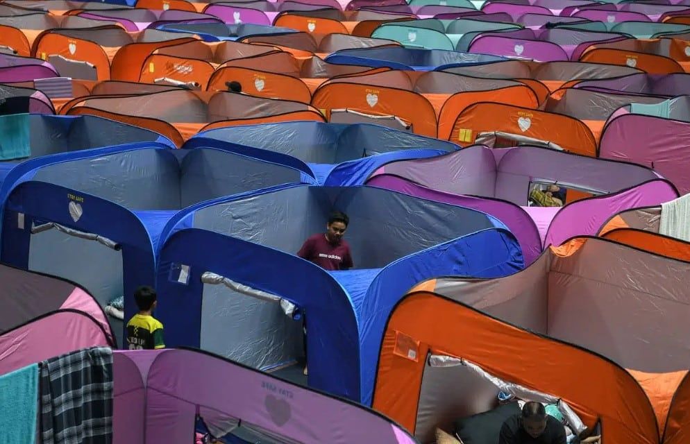 沙巴受灾区灾情全面恢复  疏散中心全关闭.350灾民返家园