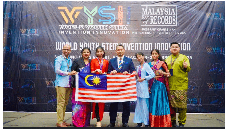 உலக இளைஞர் அறிவியல் கண்டுபிடிப்பு புத்தாக்கப் போட்டியில் மூன்று சகோதரிகள் தங்கம் வென்று சாதனை