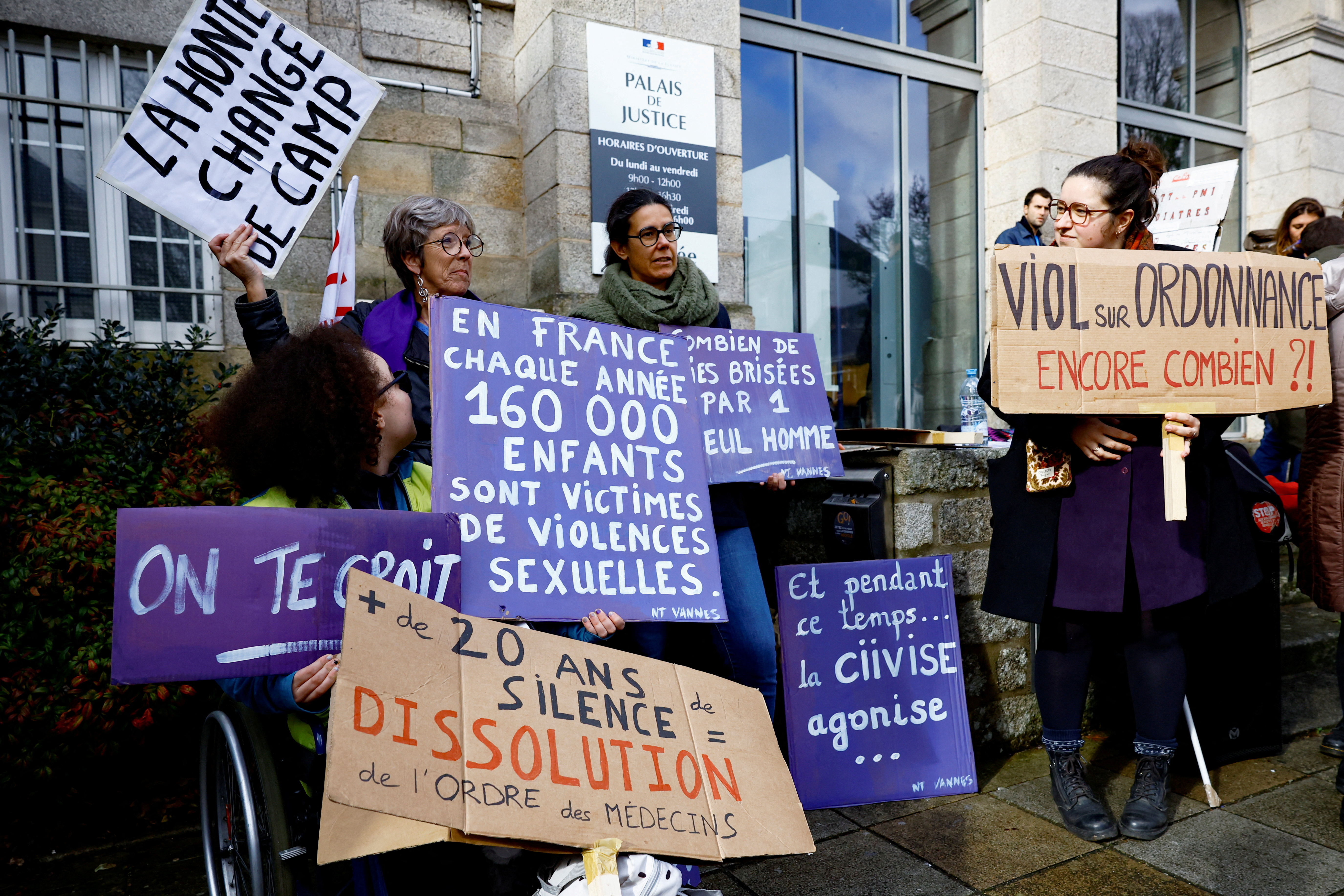 In French child rape trial, one victim draws inspiration from Gisele Pelicot