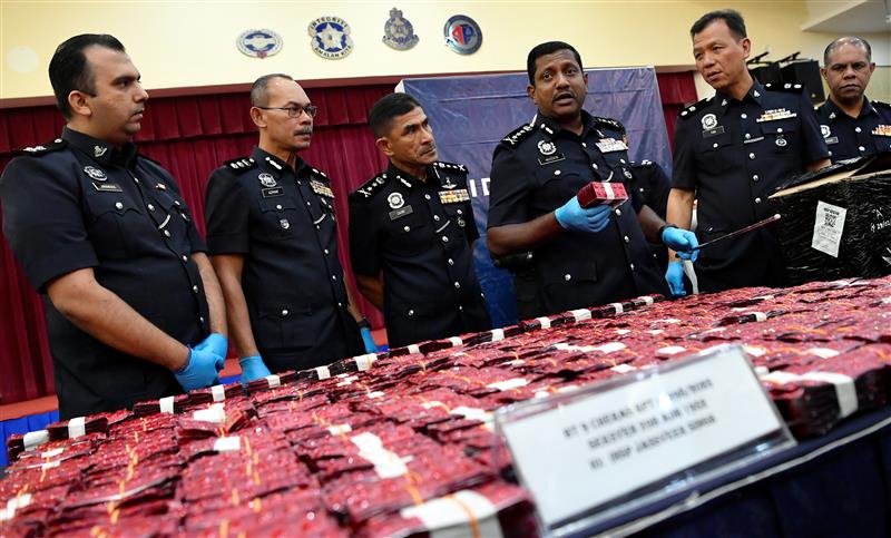 Polis tumpaskan dua sindiket pengedaran, rampas dadah bernilai RM6.3 juta