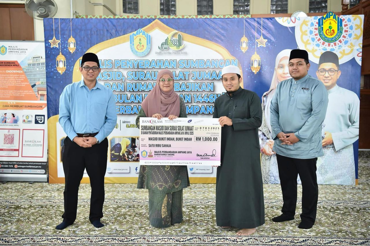 Imarah Ramadan: MPAJ hulur RM60,000 bantu masjid, surau, rumah anak yatim