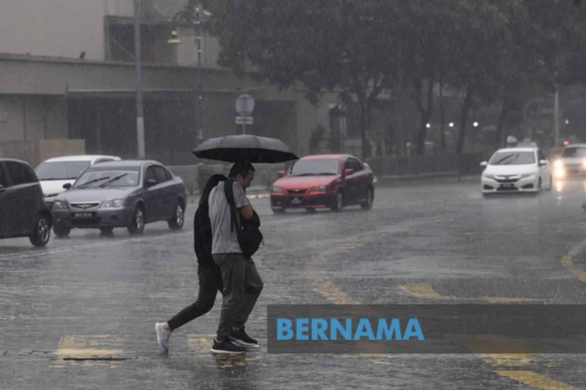 Heavy rain for the entire Klang Valley until 9am