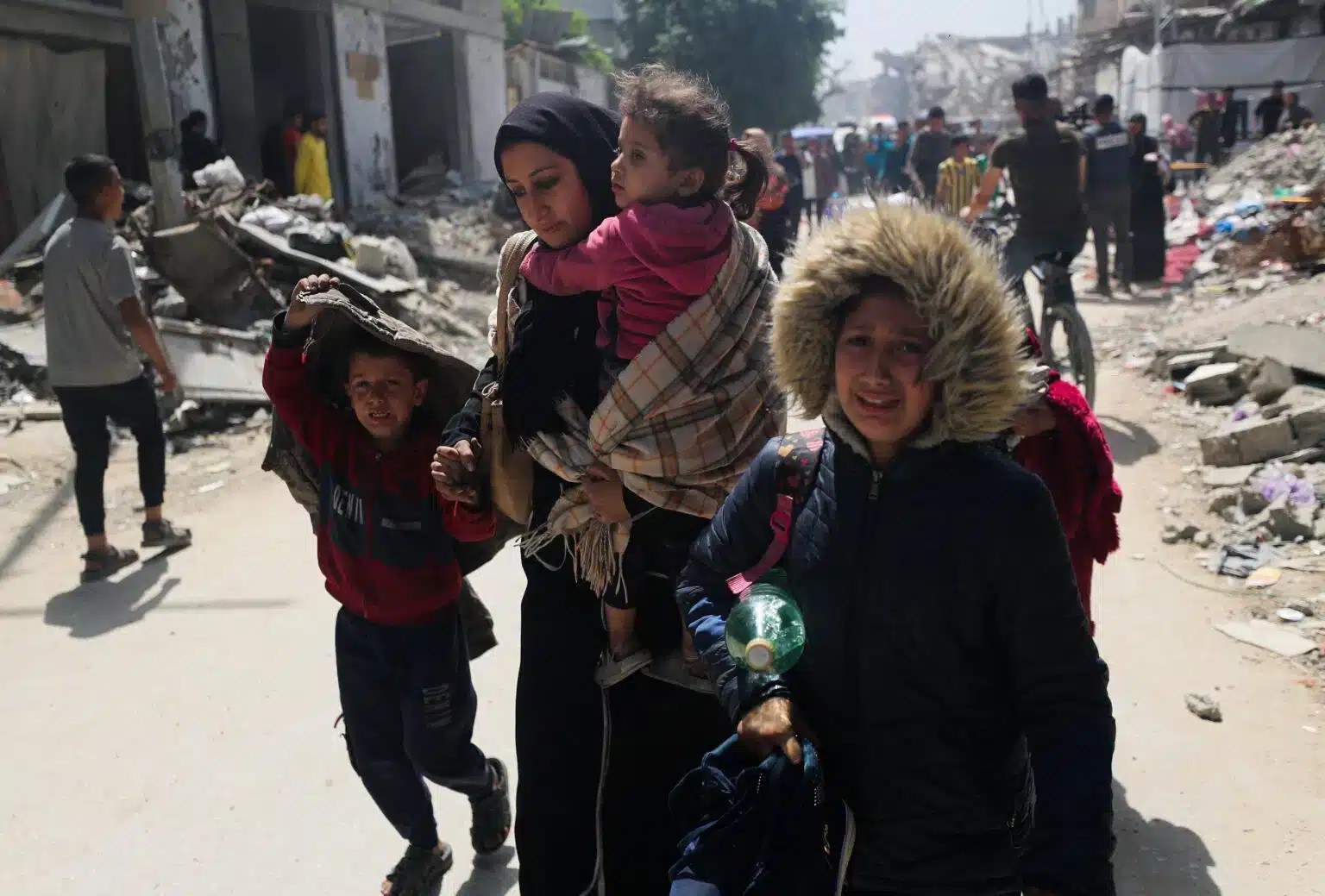 Jutaan warga Gaza terpaksa berpindah akibat serangan berterusan Israel