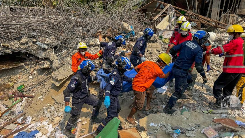 缅甸地震至本周四 记录3145人亡