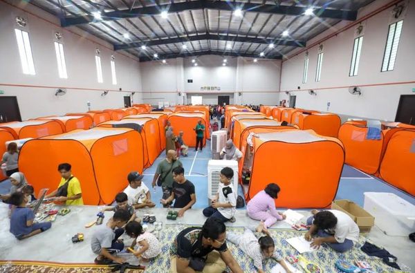 【天然气管爆炸】谢安宝:物资集中梳邦市厅和谐多用途礼堂