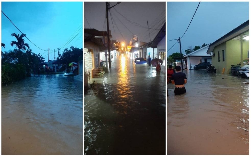 双溪毛糯水灾百户家庭受灾  拉马南吁设紧急物资中心援民