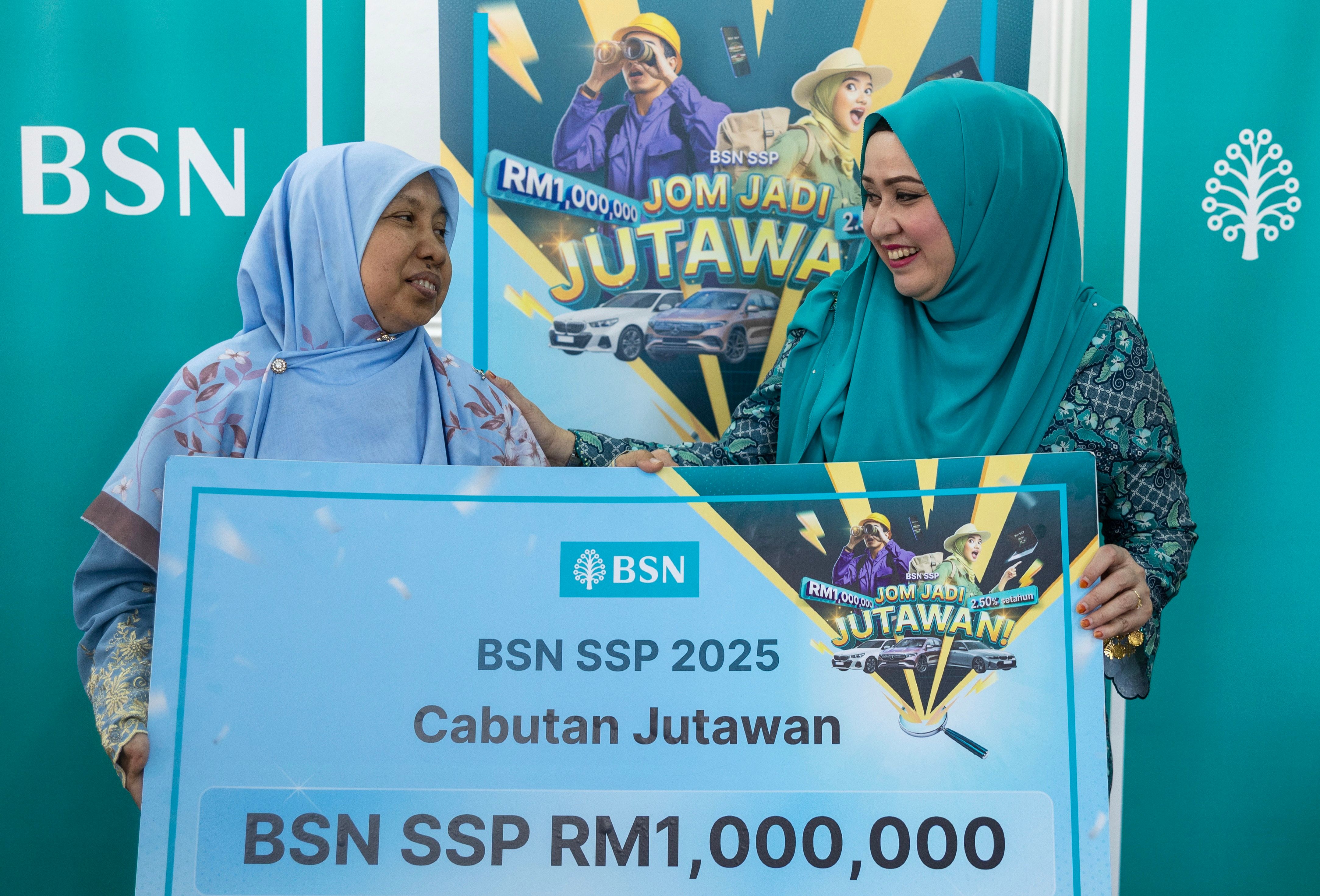 Tukang jahit tidak sangka menang cabutan BSN Sijil Simpanan Premium RM1 juta